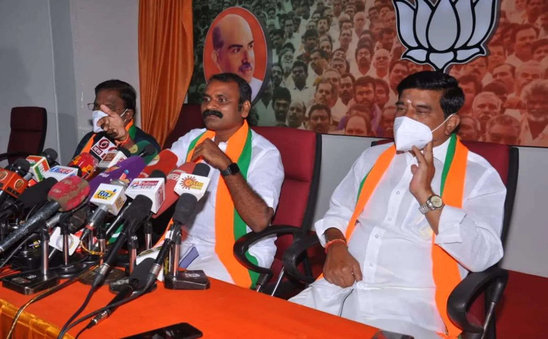 tamilnadu bjp leader l.murugan press meet at chennai 